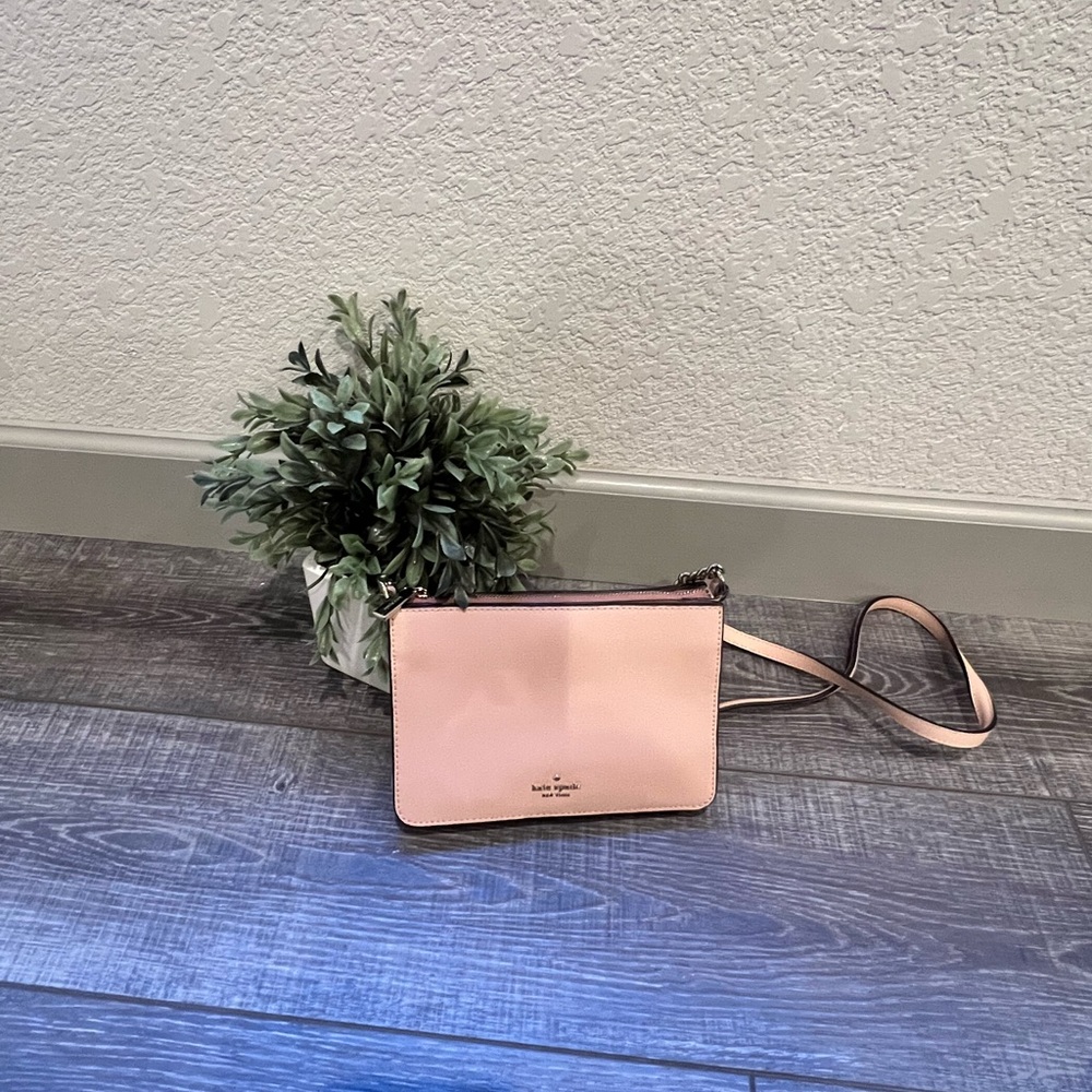 Kate Spade New York Connie Leather Chain Pink Crossbody Bag
